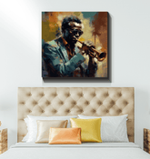 Musical Muse Wrapped Canvas - Beyond T-shirts